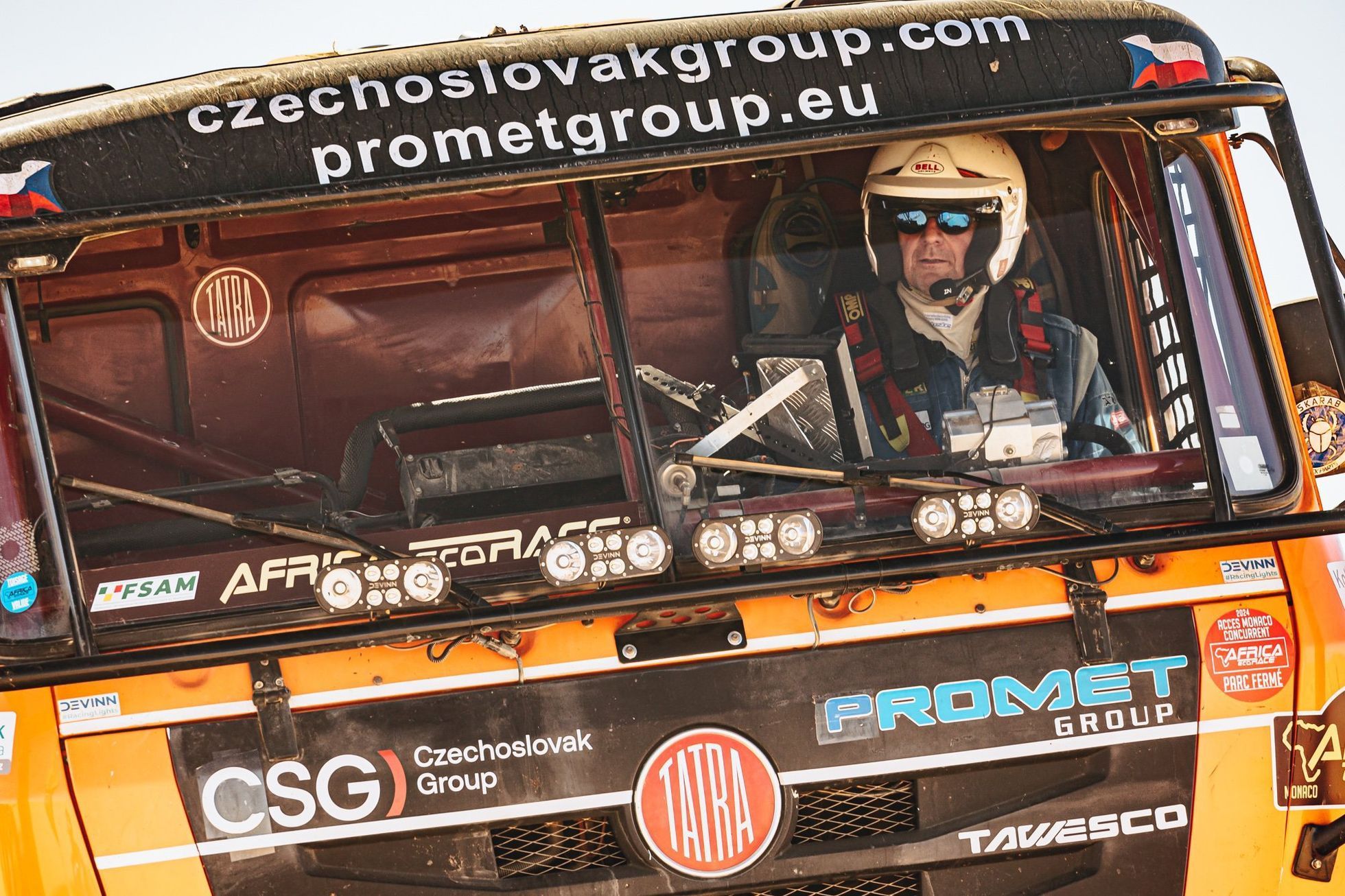 Tomáš Tomeček během Afrika Eco Race 2024