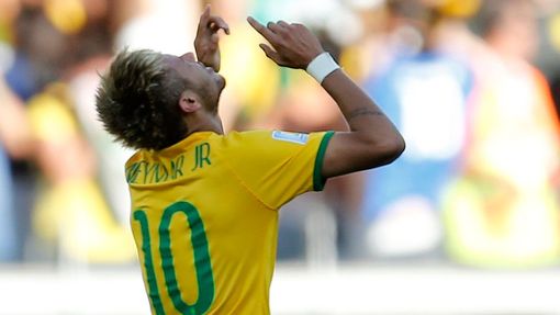 MS 2014, Brazílie-Chile: Neymar