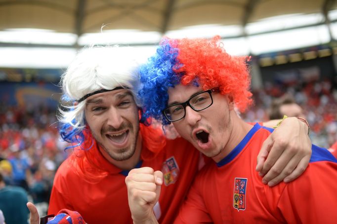 Euro 2016, Česko-Španělsko: čeští fanoušci