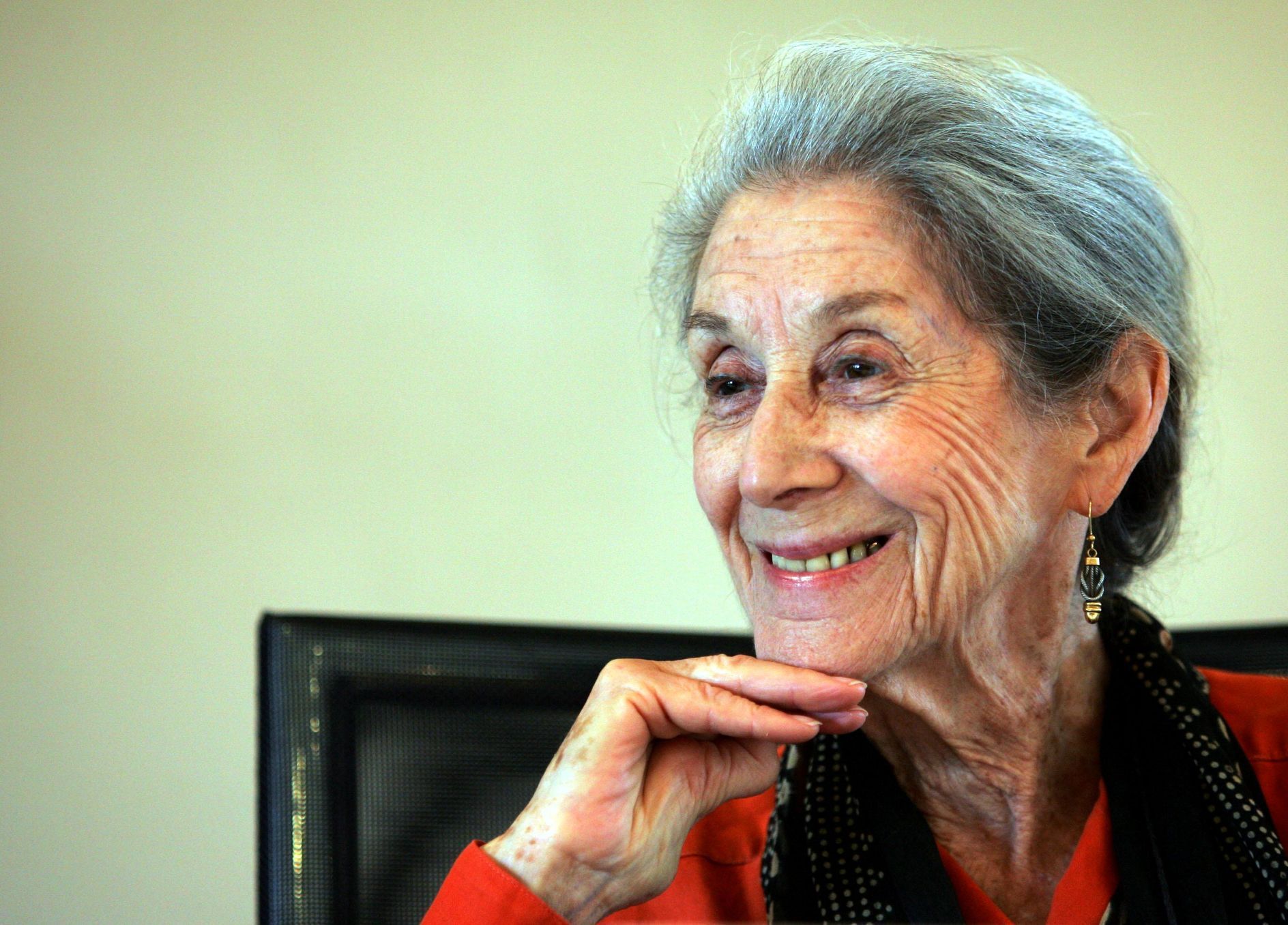 Nobel Prize for literature laureate Nadine Gordimer attends a memorial for