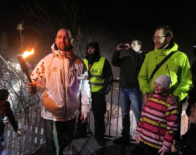 Olympijský park.na Letné - slavnostní zahájení: Aleš Valenta