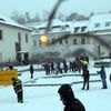 Stávka hasičů před Sněmovnou