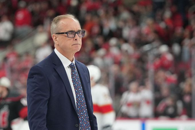 Hlavní trenér Floridy Paul Maurice ve finále Stanley Cupu 2025