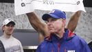 Trenér New York Giants Tom Coughlin