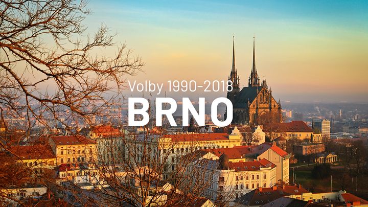 První primátor vládl čtyři hodiny. Přehled, jak volili Brňané od roku 1990; Zdroj foto: Aktuálně.cz