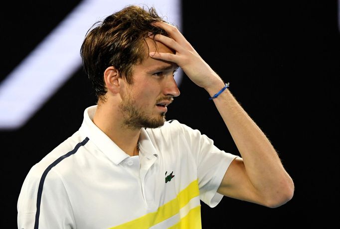 Daniil Medveděv ve finále Australian Open 2021