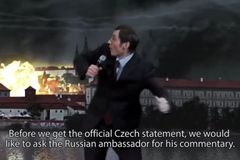 VIDEO Rusové napadli Hradčany, vtipkuje Jakub Kohák