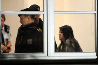 Útočnice ze Žďáru nad Sázavou na policejní služebně