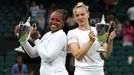 Taylor Townsendová a Kateřina Siniaková, Wimbledon 2024
