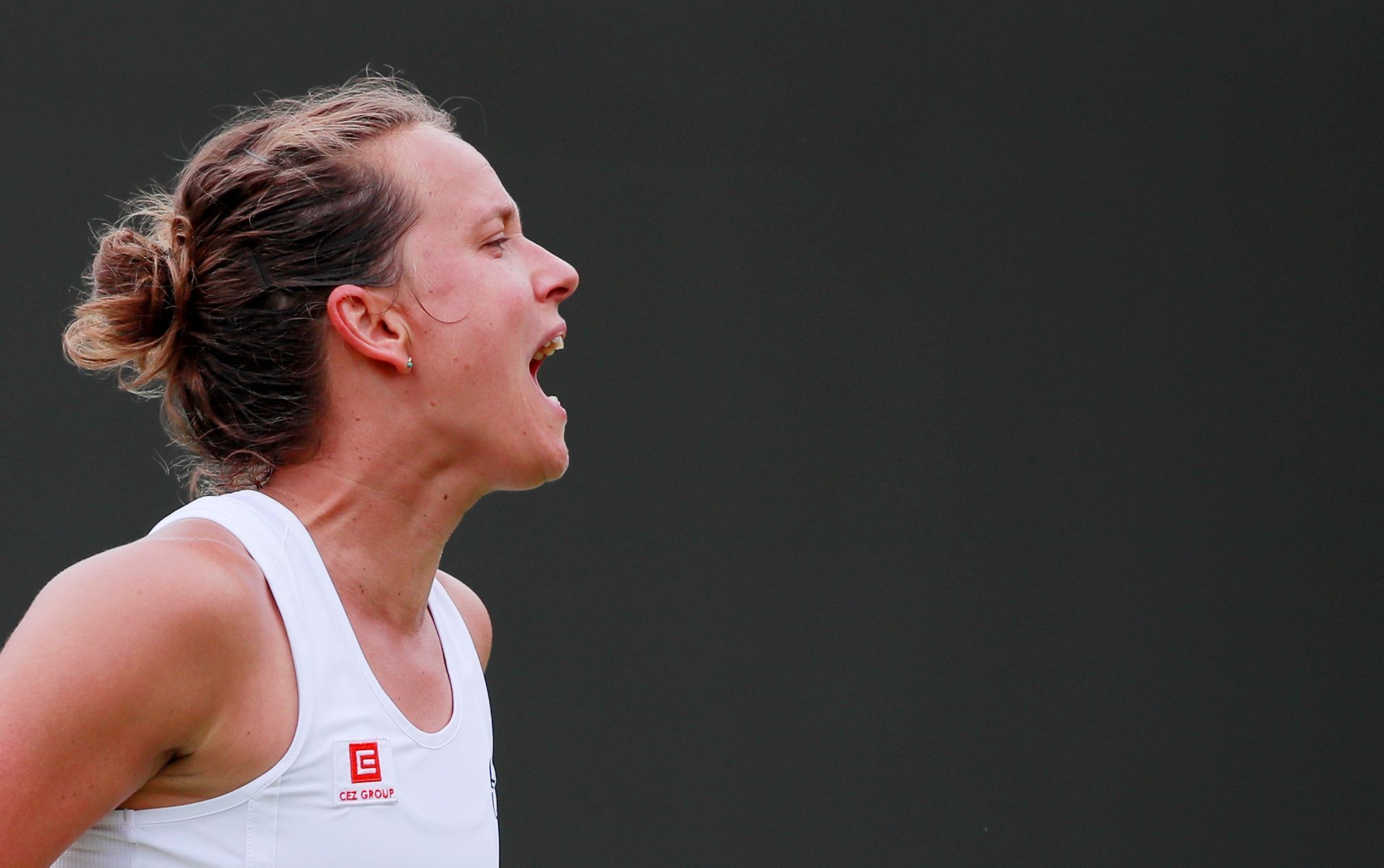 Barbora Strýcová ve třetím kole Wimbledonu 2019