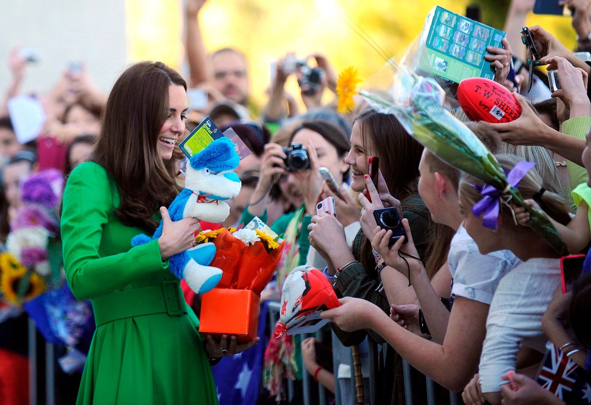 William, Catherine a George v Austrálii