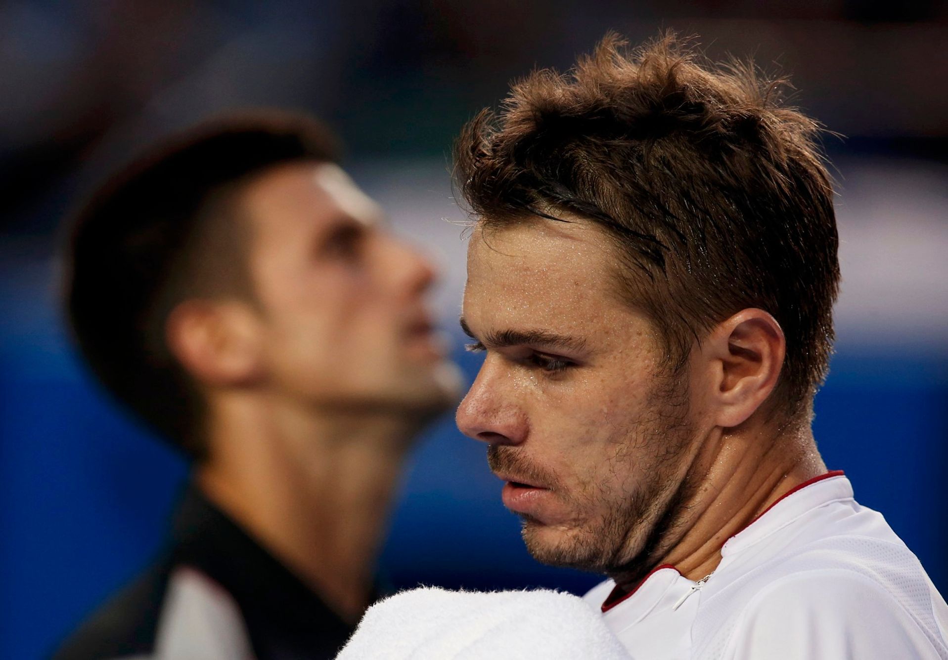 Novak Djokovič vs Stanislas Wawrinka ve čtvrtfinále Australian Open 2014