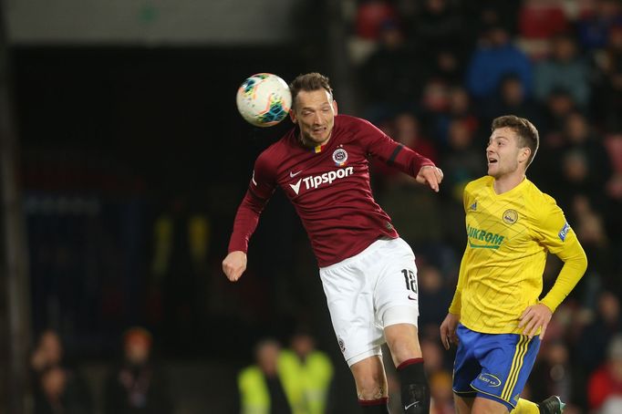 Libor Kozák v zápase 23. kola Sparta - Zlín