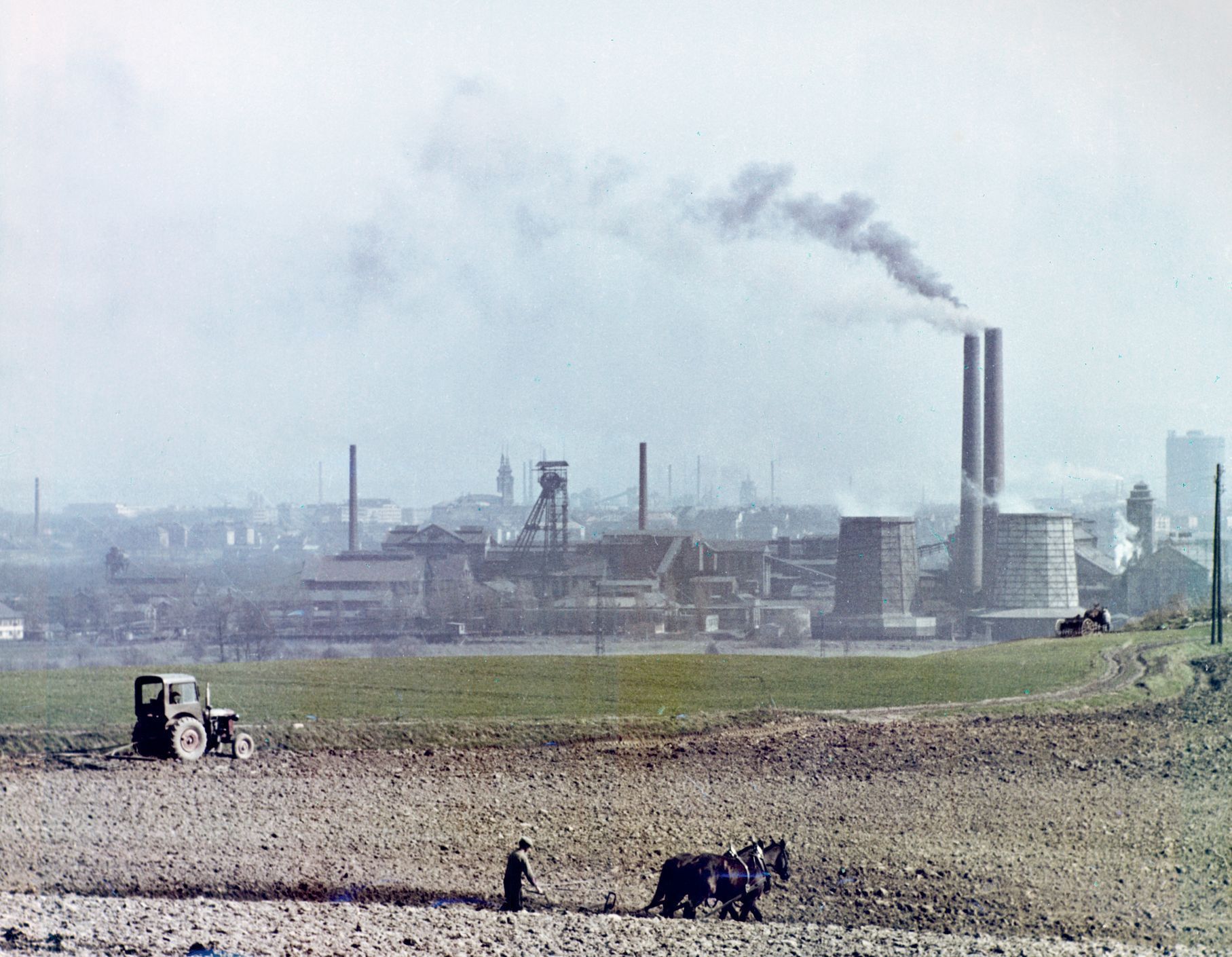Ostrava, 100 let, obarvené fotografie, Domácí