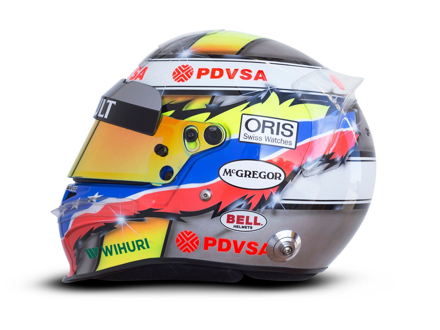 Formule 1, helma: Pastor Maldonado