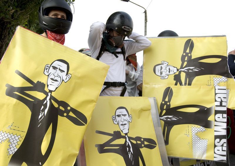 Italská policie zasáhla proti odpůrcům vojenské základny USA