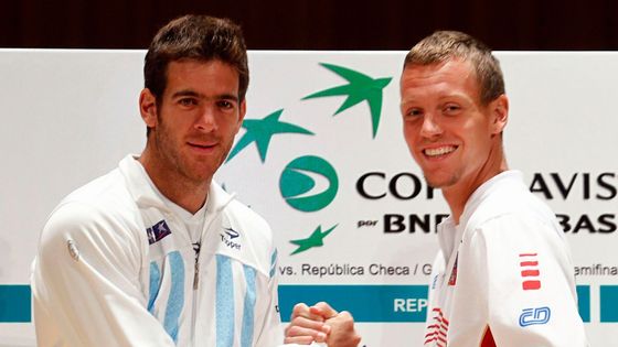 FOTO Los Davis Cupu: pohoda, vtípky a 'železný' Del Potro