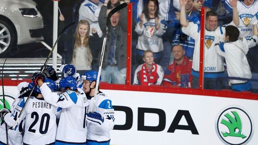 Hokej, MS 2013, Rusko - Finsko: radost Finska