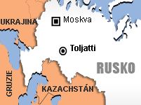 Mapa - Rusko, Toljatti