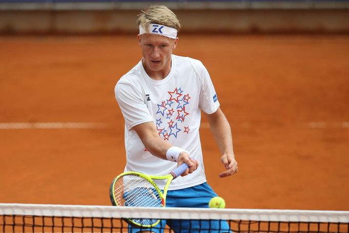 Zdeněk Kolář na Prague Open 2017 (challenger)