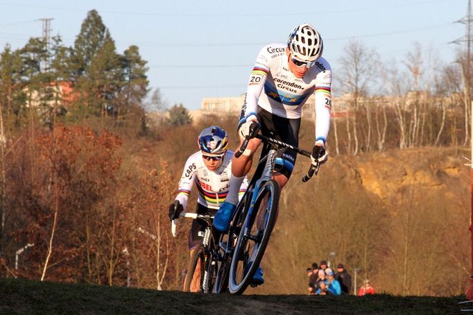 Mathieu Van der Poel (Niz.) vítěz závodu Elite muži