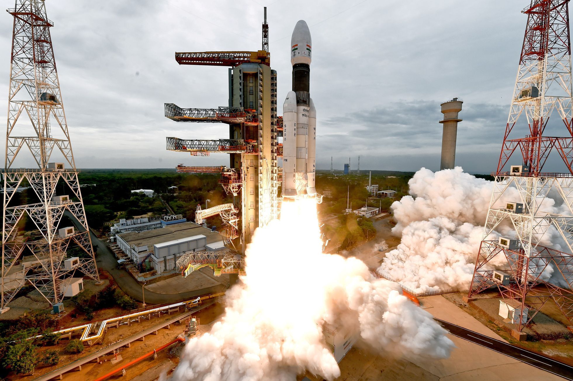 Vypuštění indické sondy Čandrájan-2 do vesmíru