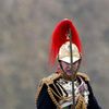 Britská kavalérie gardistů na koních