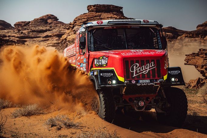 Aleš Loprais (Praga) na trati Rallye Dakar 2024