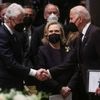 pohřeb Madeleine Albright Hillary Clinton Bill Clinton Joe Biden