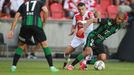 Nicolae Stanciu v odvetě 3. předkola LM Slavia - Ferencváros