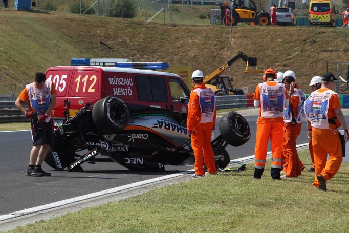 F1, VC Maďarska 2015: Sergio Pérez, Force India