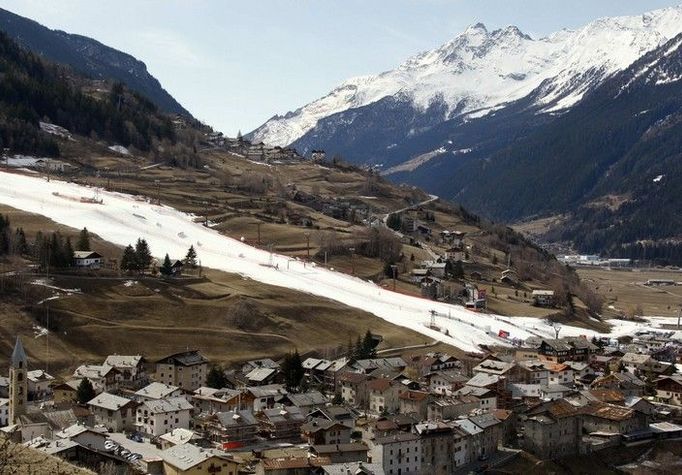 Bormio - Lyžařská sjezdovka v Bormiu je připravena uskutečnit závody Super G