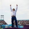 Vavřinec Hradilek na stupních vítězů, finále kajakářů na olympiádě v Londýně 2012
