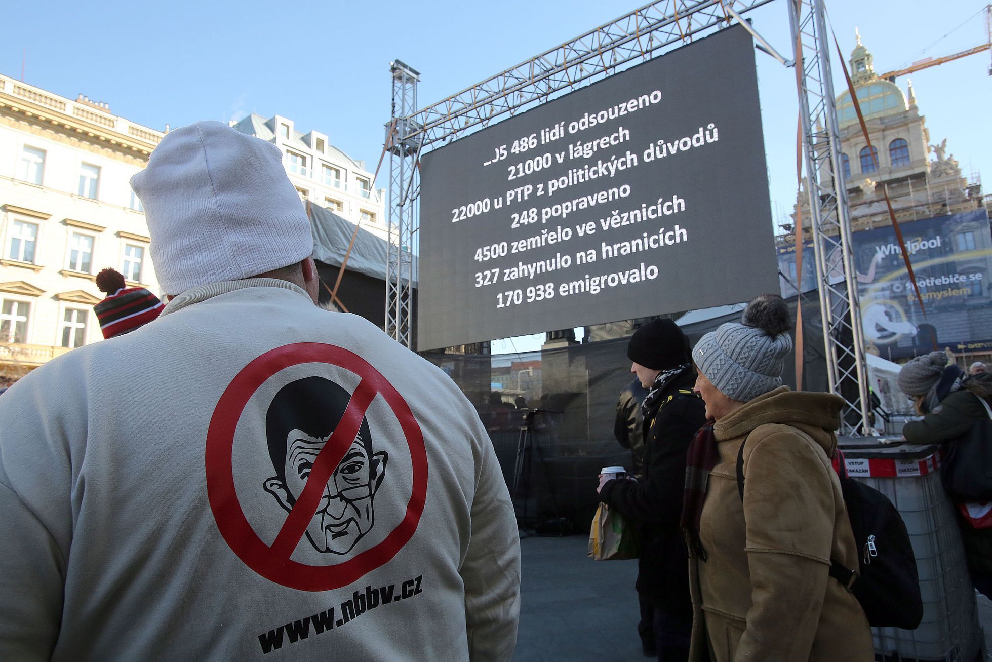 Demonstrace 25.února 2018 v Praze