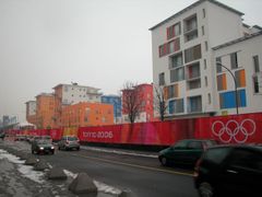 Budoucí olympijská vesnička.