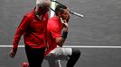 Nick Kyrgios a John McEnroe na Laver Cupu 2017