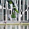 Moderní architektura: Düsseldorf Media Hafen