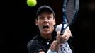 Tomáš Berdych na turnaji série masters v Paříži