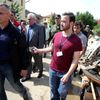 Prezident navštívil Lahovičky postižené povodní