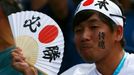 Japonský fanoušek na Australian Open 2017