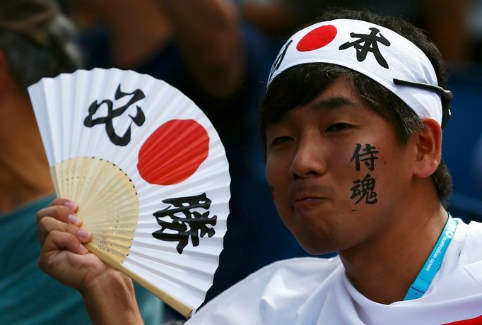 Japonský fanoušek na Australian Open 2017