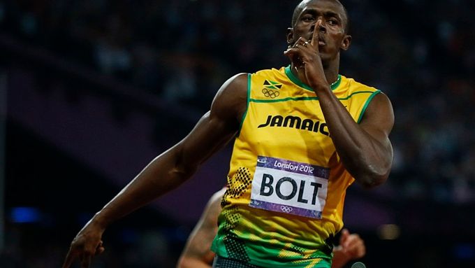 Takto slavil Usain Bolt na olympiádě v Londýně. V Riu by rád svoji misi pod pěti kruhy uzavřel. Dostane šanci?