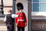 Pitný režim dodržují také členové Královské gardy střežící Buckinghamský palác.