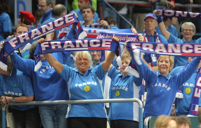 Davis Cup 2009: francouzsští fanoušci
