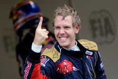 Vodu v Monze zvládl nejlépe Vettel. Hamilton patnáctý