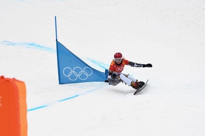 Ester Ledecká v olympijské kvalifikaci