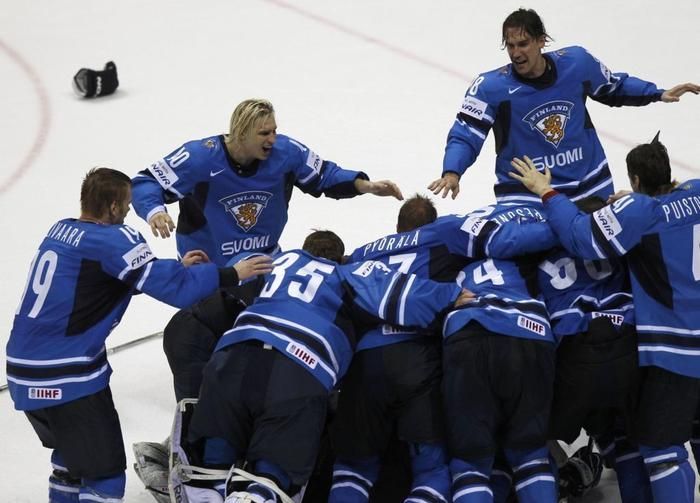 Finsko slaví titul mistrů světa (2011)
