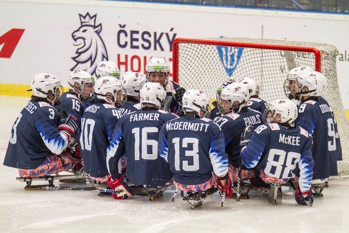 MS v parahokeji v Ostravě 2019, semifinále Česko - USA