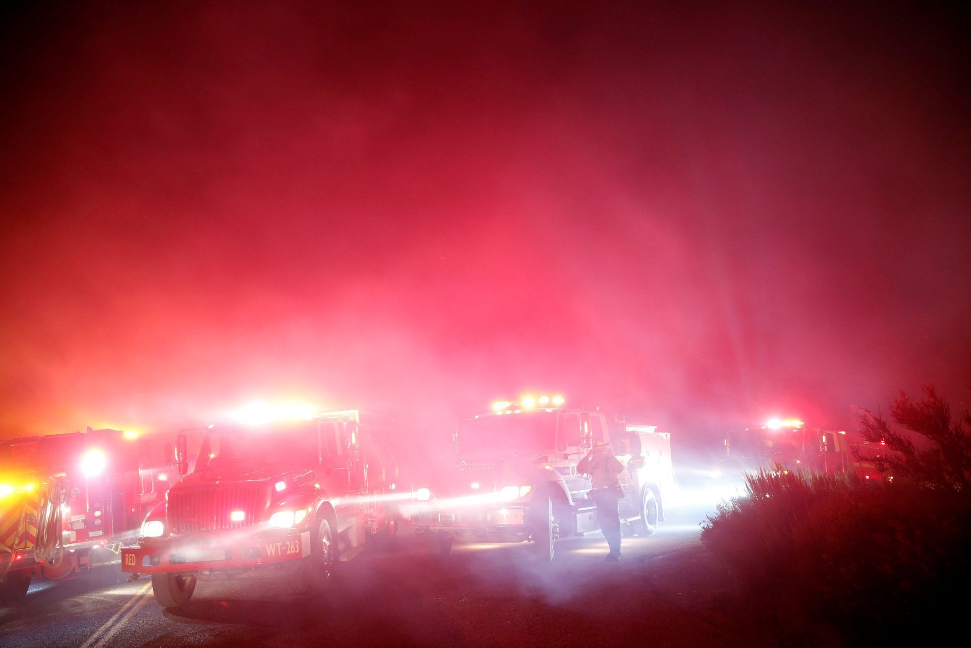 Požár v Jižní Kalifornii