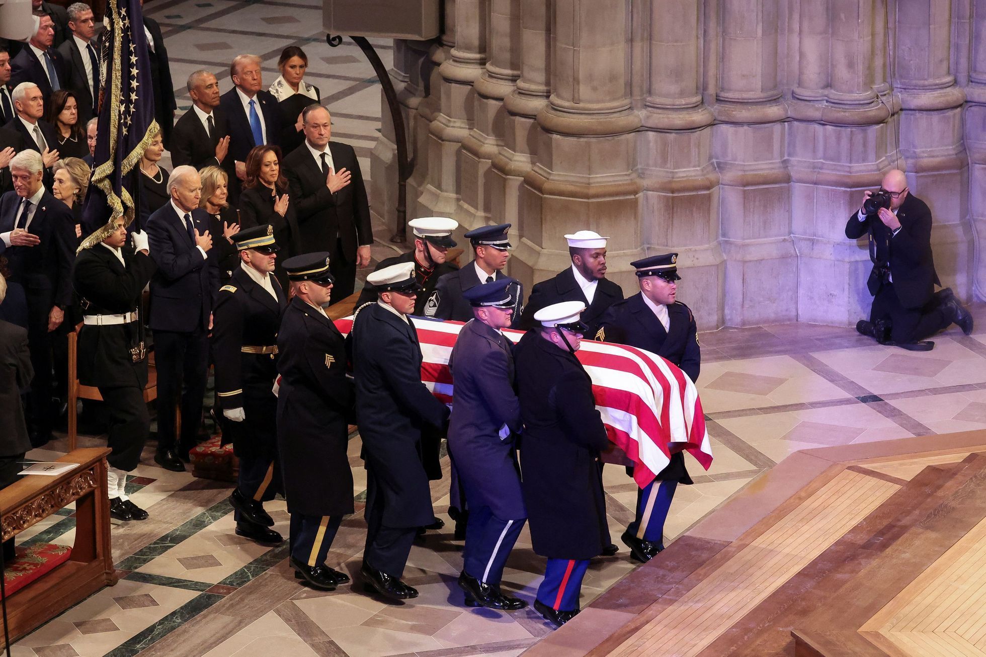 Jimmy Carter, pohřeb, USA